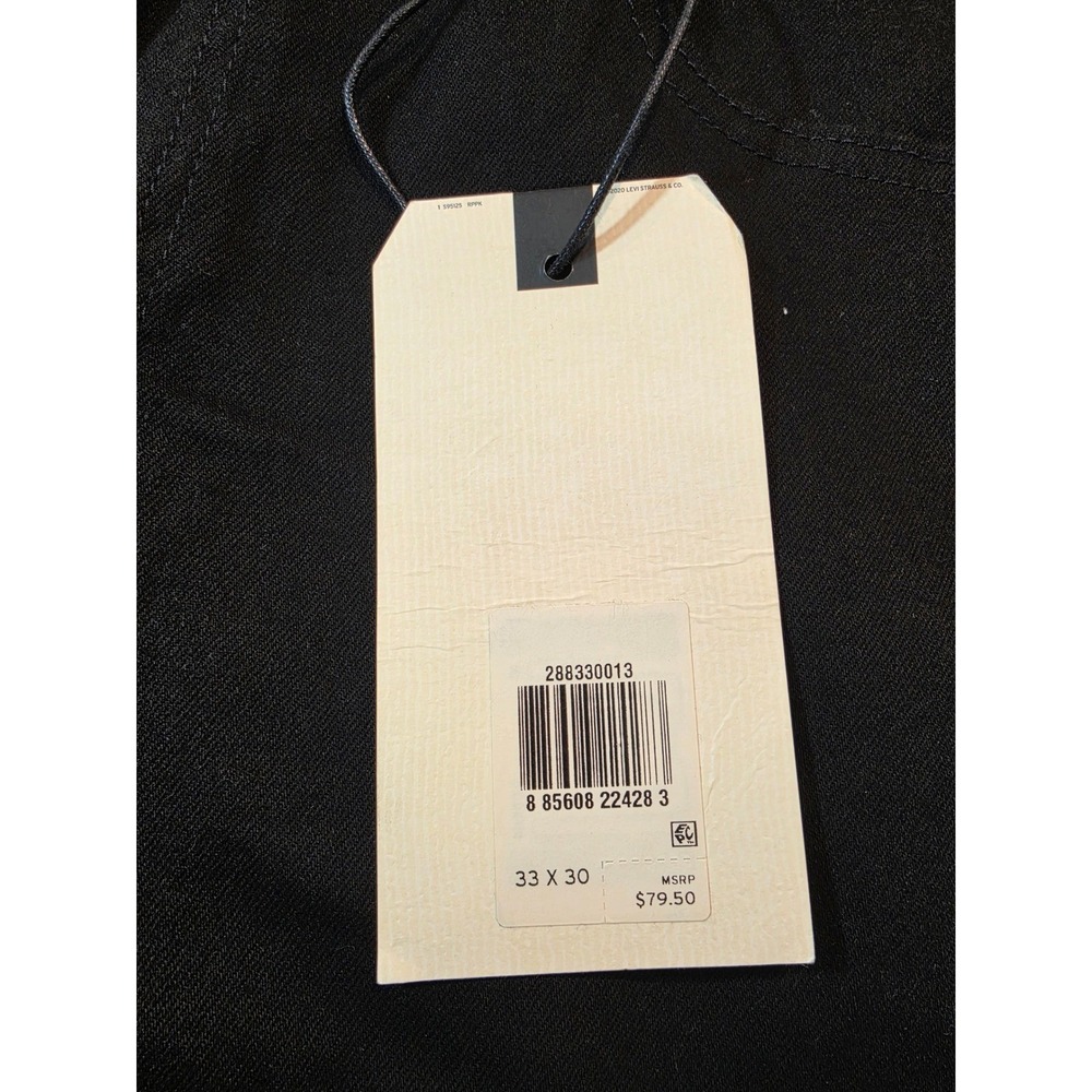 Levis Premium 512 Slim Taper Mens Jeans Black 33x30 288330013 New - Picture 2 of 8